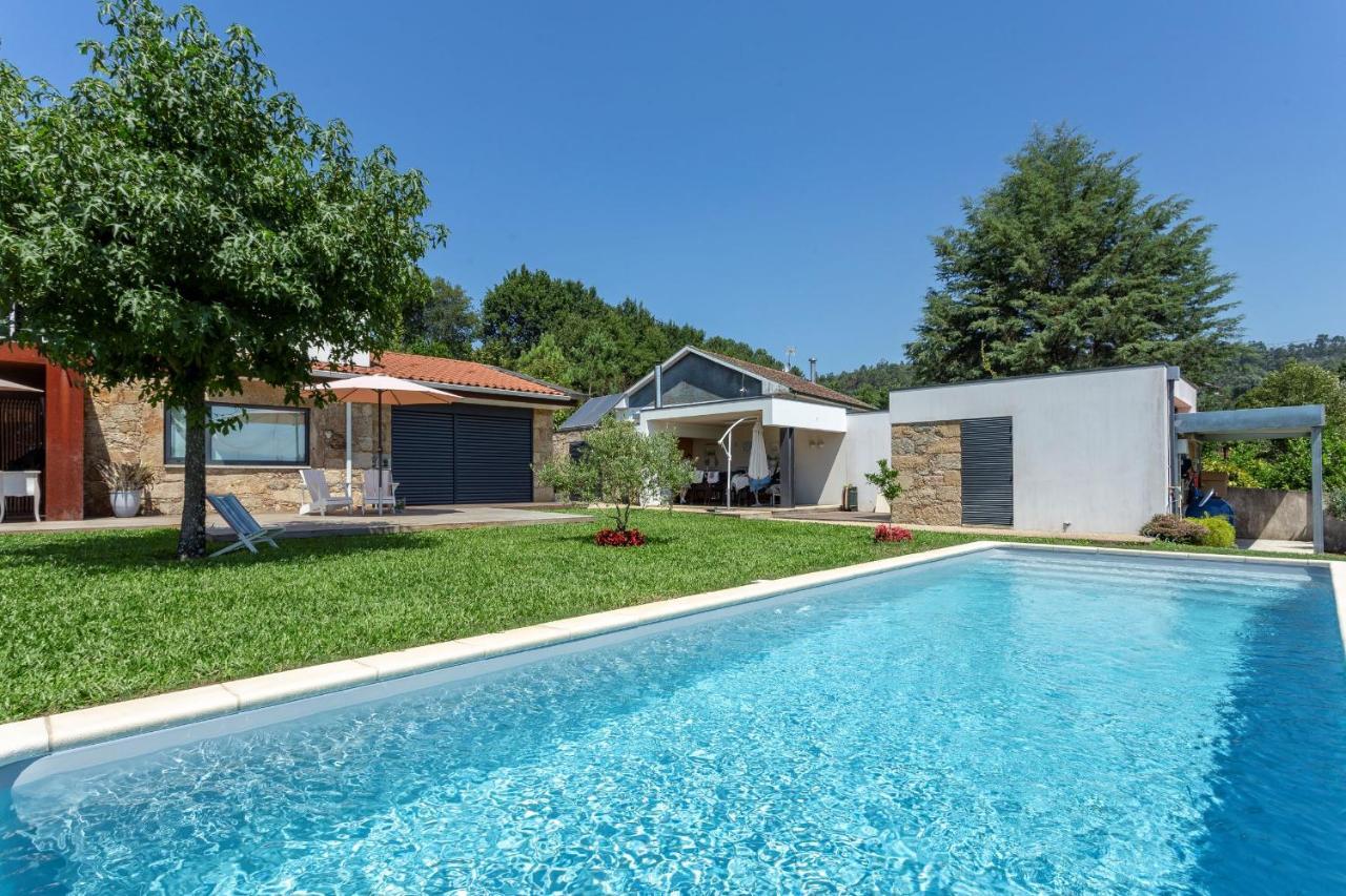 Casa Tarrio - Casa Privada Com 3 Quartos E Piscina Braga Esterno foto
